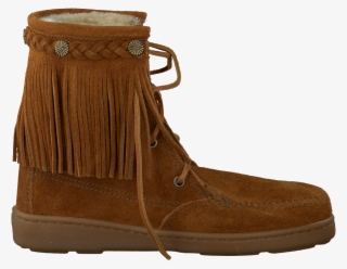 Cognac Minnetonka Ankle Boots Pile Lined Tramper Boot - Work Boots #8067566