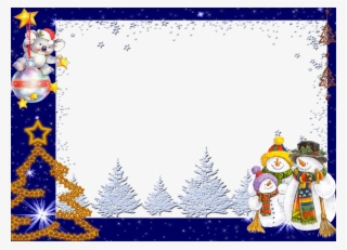 Snow Vector Frame - Montagem De Fotos Do Natal #8067645