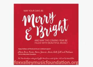 Let's Rock The Holiday With The Fox Valley Music Foundation - Calligraphy #8069779