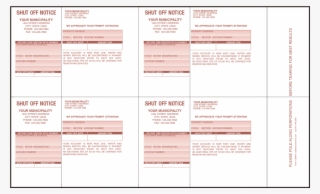 Ubsna Utility Shut Off Postcard - Paper #8070840