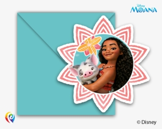 Pack Of 6 Invitations & Envelopes - Sobres De Moana #8071065
