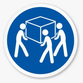 3 Person Lift Required Safety Label - 4 Person Lift Label #8071451