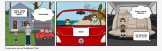Gas Station Storyboard - Cartoon #8072385