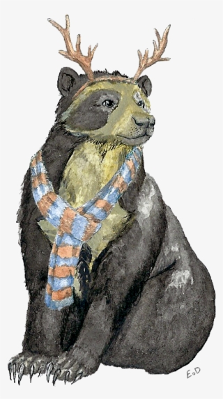 Holiday Bonus Bear - Reindeer #8072917