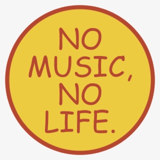 No Music No Life Logo Png Transparent - Circle #8073435