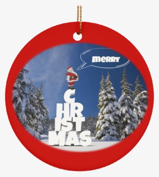 Santa Claus New Merry Christmas Tree Hanging Ornament - Winter Season Forests #8073619