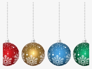 Christmas Ornament Clipart Hanging - Transparent Christmas Ornaments Clip Art #8073783