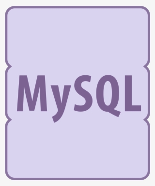 The Icon Is The Phrase Mysql Within A Square With Rounded - Electric Blue #8074016