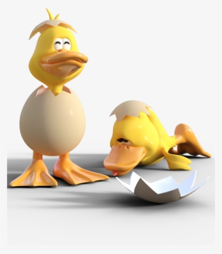 Anime Baby Ducks In Eggs Shell Png Image - Duck #8074984