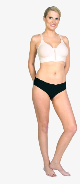 Marena Post-surgery Molded Cup Lace Bra W/front Zipper - Vera Wang Le Notre #8075111