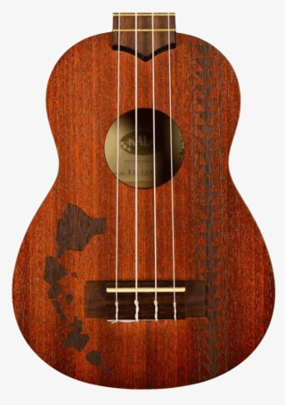 Kala Ka 15s H2 Satin Mahogany Soprano Ukulele With - Ukulele With Hawaiian Islands #8075401