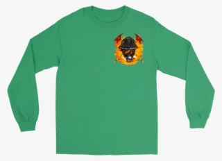 Gildan Long Sleeve Tee / Kelly Green / S Firefighter - Lifeguard Long Sleeve Tee #8075472