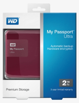 [openbox] Western-digital Wdbbkd0020bby My Passport - Wd Passport Ultra Blue #8075552
