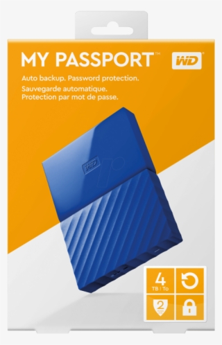 Western Digital External Hard Disk My Passport 2tb - Wd My Passport 1tb Rojo #8075926