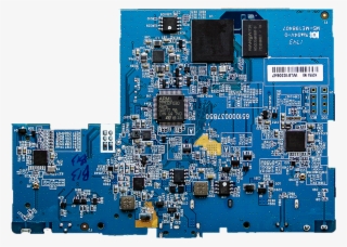 On The Top Of The Pcb, We Can See The Large Black Ic - Electronic Component #8076656