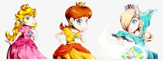 Smb Hopeless Masquerade Peach, Daisy And Rosalina - Cartoon #8076910