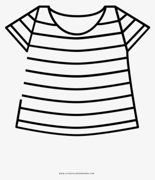 Striped Shirt Coloring Page - Pattern #8077252