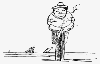 Vintage, Edward Lear, Victorian, Sailing, Old Fashioned - Line Art #8078534