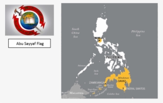 Abu Sayyaf Group The Abu Sayyaf Group Is The Most Violent - Philippine Map Gray Vector #8078874