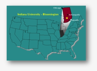 Bloomington Campus Of Indiana University - Indiana On Us Map #8078906