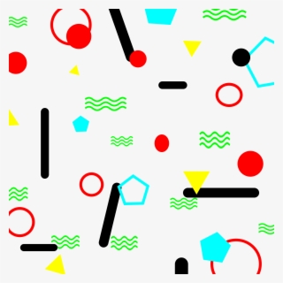 Memphis Effect Design Color Decorative Png And Psd - Vector Graphics #8080698