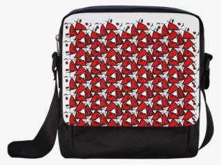 Pattern 34 Red & Black Crossbody Nylon Bags - Crossbody #8080883