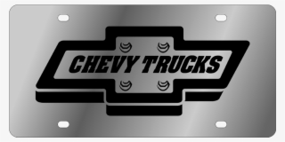 Chevy Truck Stainless Steel License Plate - Chevy Trucks #8081120