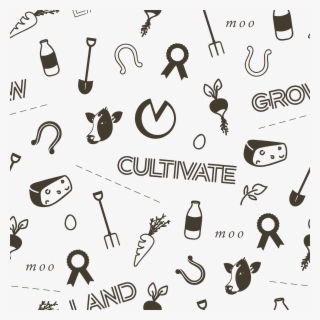 Stonewall Farm Repeat Pattern 1 Transparent - Calligraphy #8081761