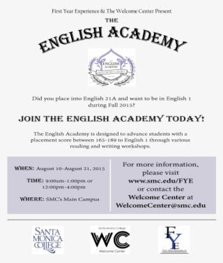 English Academy Flyer - Document #8083634