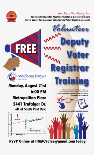 Political Awareness And Involvement Events - Harris County #8084563