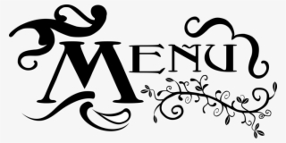 Menu Typography - Clip Art #8086102