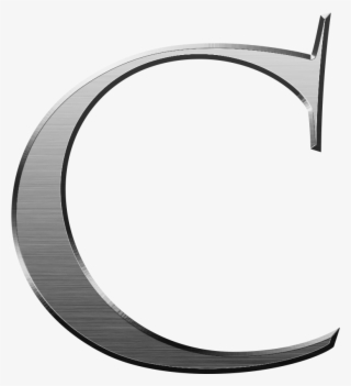 C Letter Metal Typograalphabet 1328123 - Circle #8086644