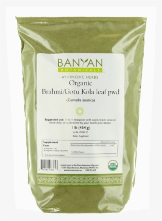 Banyan® Botanicals Brahmi / Gotu Kola Powder, Certified - Banyan Botanicals #8087256