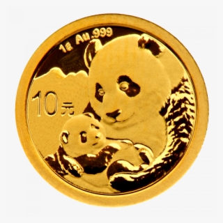 1g China Panda Gold Coin - Gold Coin 1 Gram #8087287