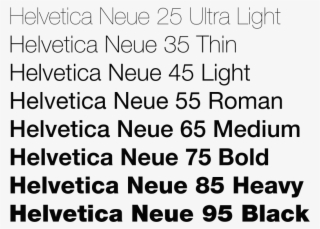 The Go To Font In Any Dire Situation - Helvetica Neue Font #8087432