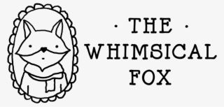 Whimsical-fox Logo H Black - Throw Pillow #8090870