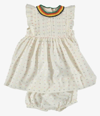 Stella Mccartney Kids Apricot Baby Dress Crochet - Cotton #8093385