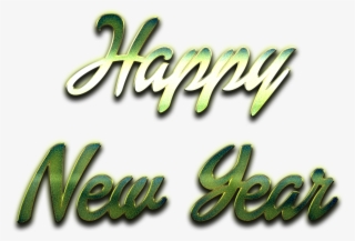 Happy New Year Letter Png File - Graphics #8093756
