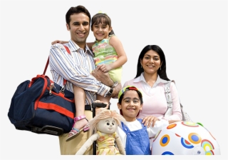 Family Travel Png - Tourist Family Png #8093940