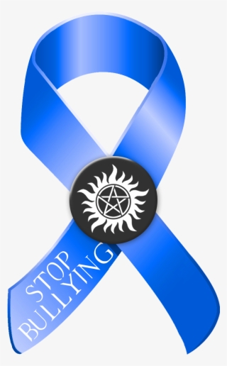 Logo - Blue Ribbon Anti Bullying #8094703