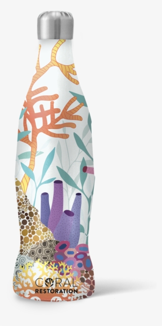 Logo Coral Restoration Coral Coke Bottle - Glass Bottle #8095310