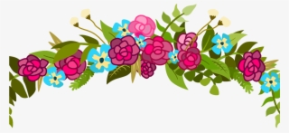 Pin Top Border - Clip Art Flower Border Top #8096453