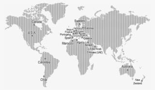 We Handle More Than 46000 Mt Of Fabric, Ecoleather - Dotted World Map Vector Png #8096676 We Handle More Than 46000 Mt Of Fabric, Ecoleather - Dotted World Map Vector Png #8096676