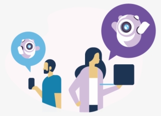 Illustration Of Two Humans #8096920