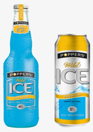 Poppers Wild Ice - Beer Bottle #8098485