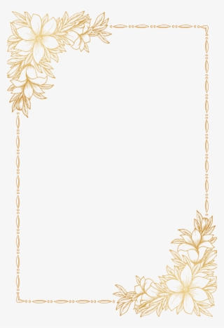 Invitation Border Design - تصميم ورق كتابه #8098491