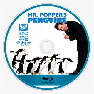 Popper's Penguins Bluray Disc Image - Mr Popper's Penguins Poster #8099040