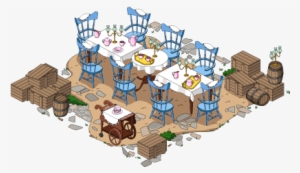 Fg Building Teaparty - Cartoon #810240