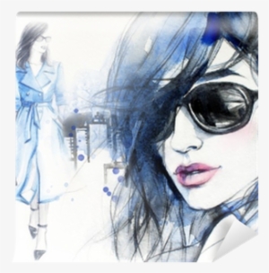 Woman In Coat - Abstract Woman #810752