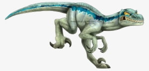Com Velociraptor Echo Delta Dinosaur Velociraptor Tyrannosaurus - Jurassic World Blue Cartoon #811032